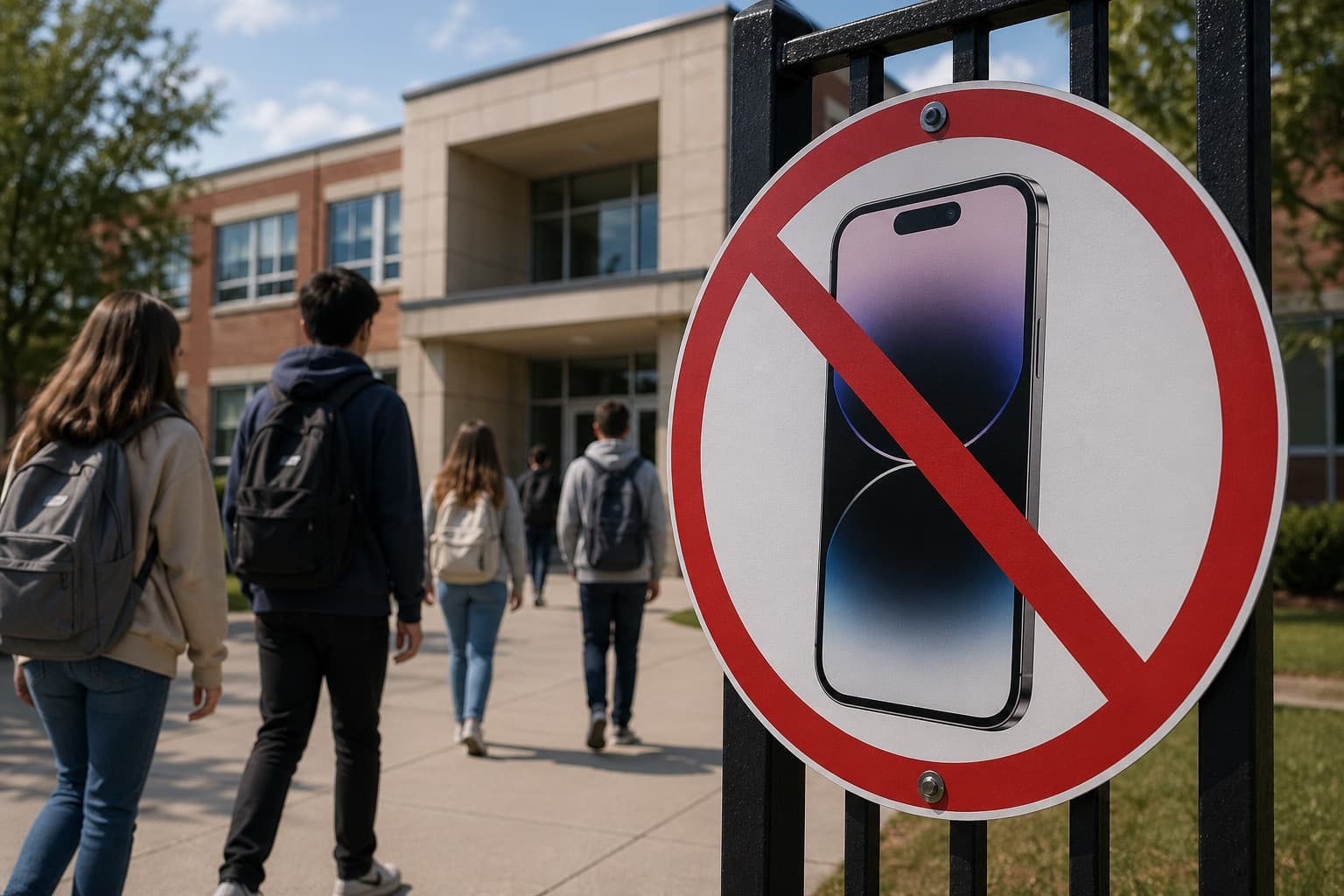 L'Ontario envisage une interdiction totale des téléphones portables dans les écoles dans le cadre de discussions sur la restriction des réseaux sociaux