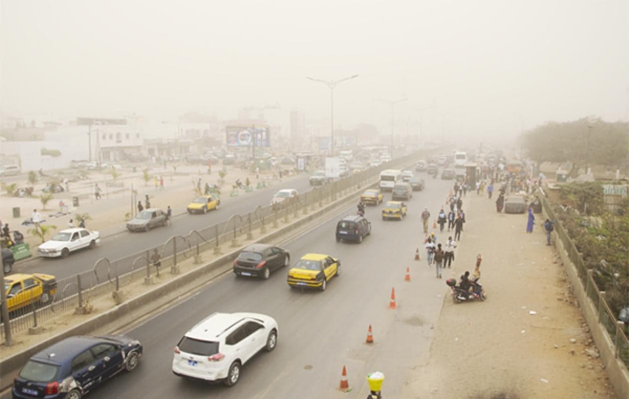 Sénégal : Une tempête de poussière du désert annonce 72h de visibilité réduite et risques sanitaires