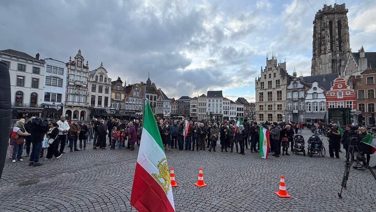 Mechelen toont solidariteit met Iran na hardhandige repressie protesten