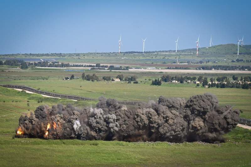 Israel Clears 700 Landmines Near Syria Border