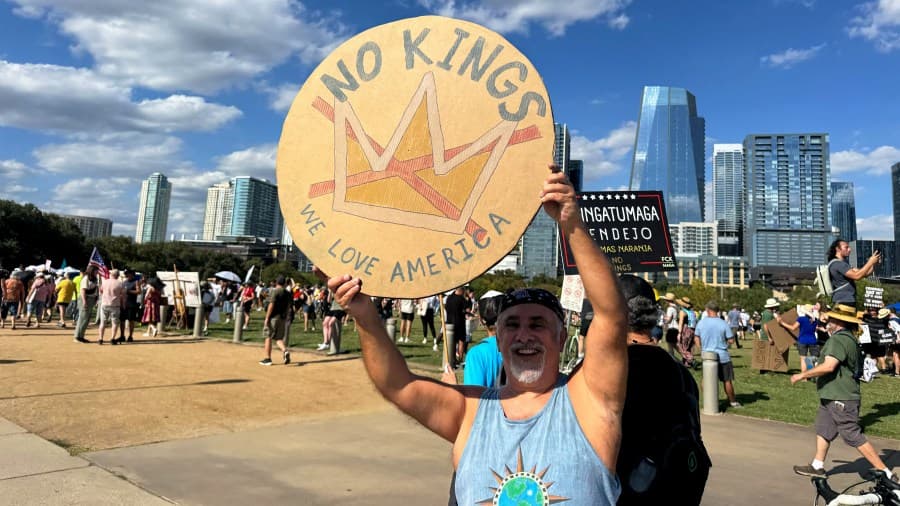 Millions Expected at 'No Kings' Rallies Nationwide, Protesting 'Executive Overreach' and Rights Erosion