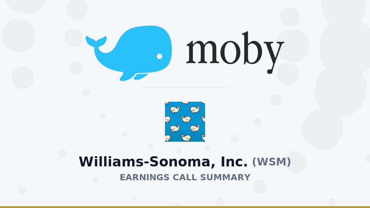 Williams-Sonoma Reports Mixed Q4 Results Amid Tariff Headwinds and AI Integration