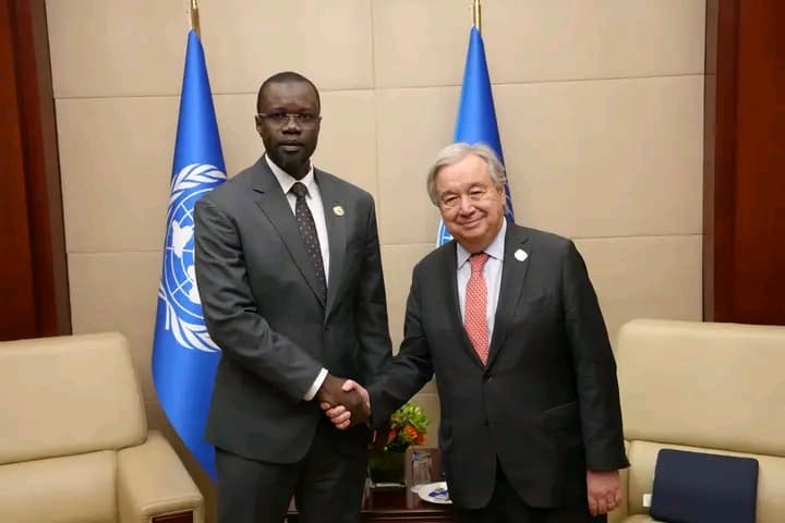 UA : Sonko rencontre Meloni, Guterres et d'autres leaders africains