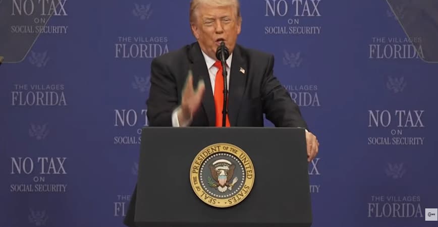 Trump Addresses Supporters in Florida After Assassination Attempt, Highlights Social Security Tax Cuts