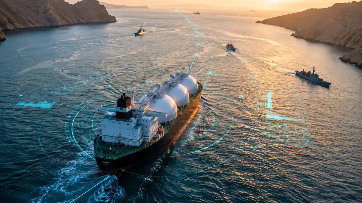 Iranian-linked tanker sails through Strait of Hormuz broadcasting Indian identity amid regional tensions