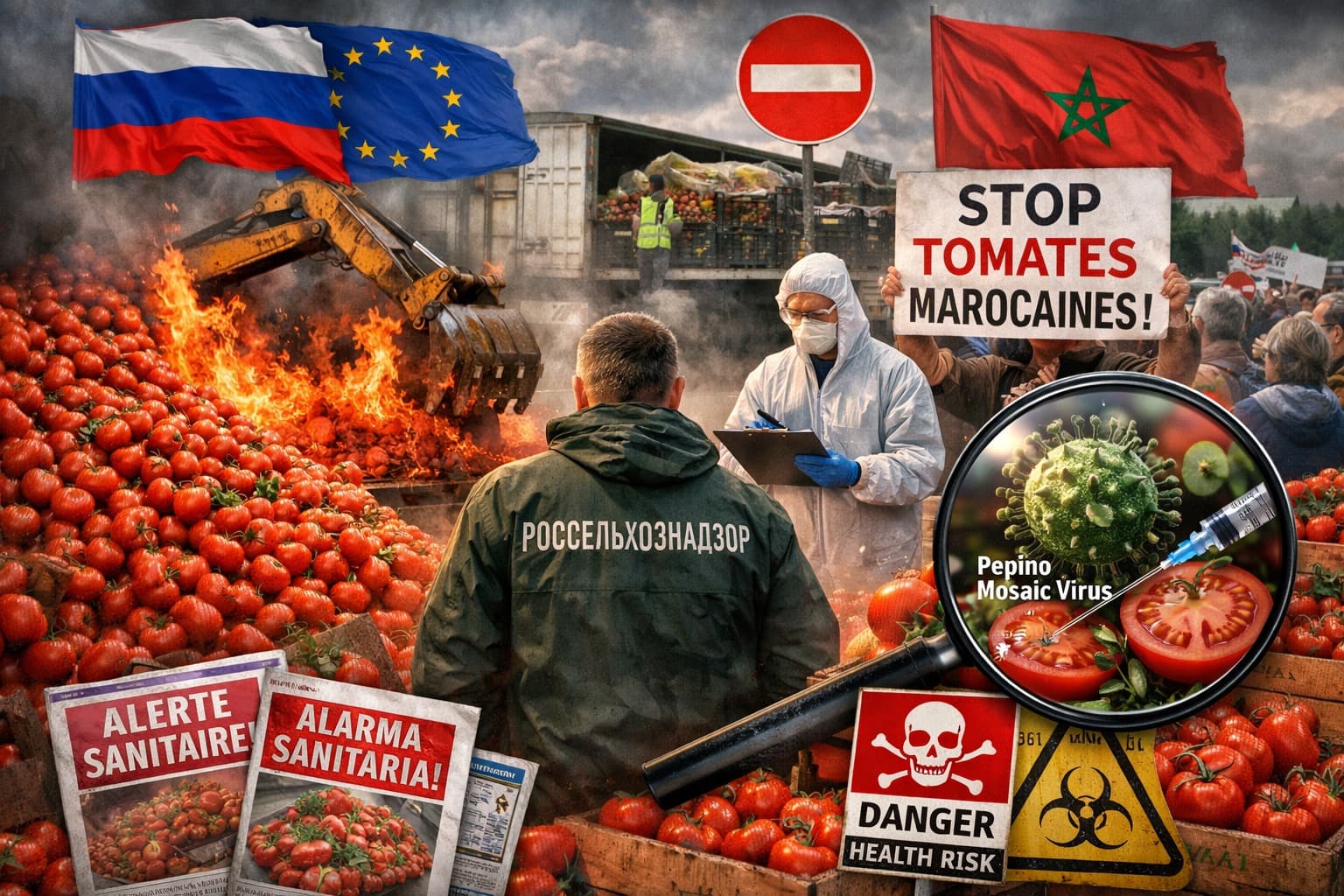 Russia and Europe Reject Moroccan Produce Over Health Concerns, Citing Contamination