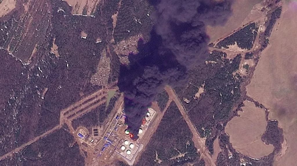 Ukraine Drones Strike Russian Oil Facility Near Perm