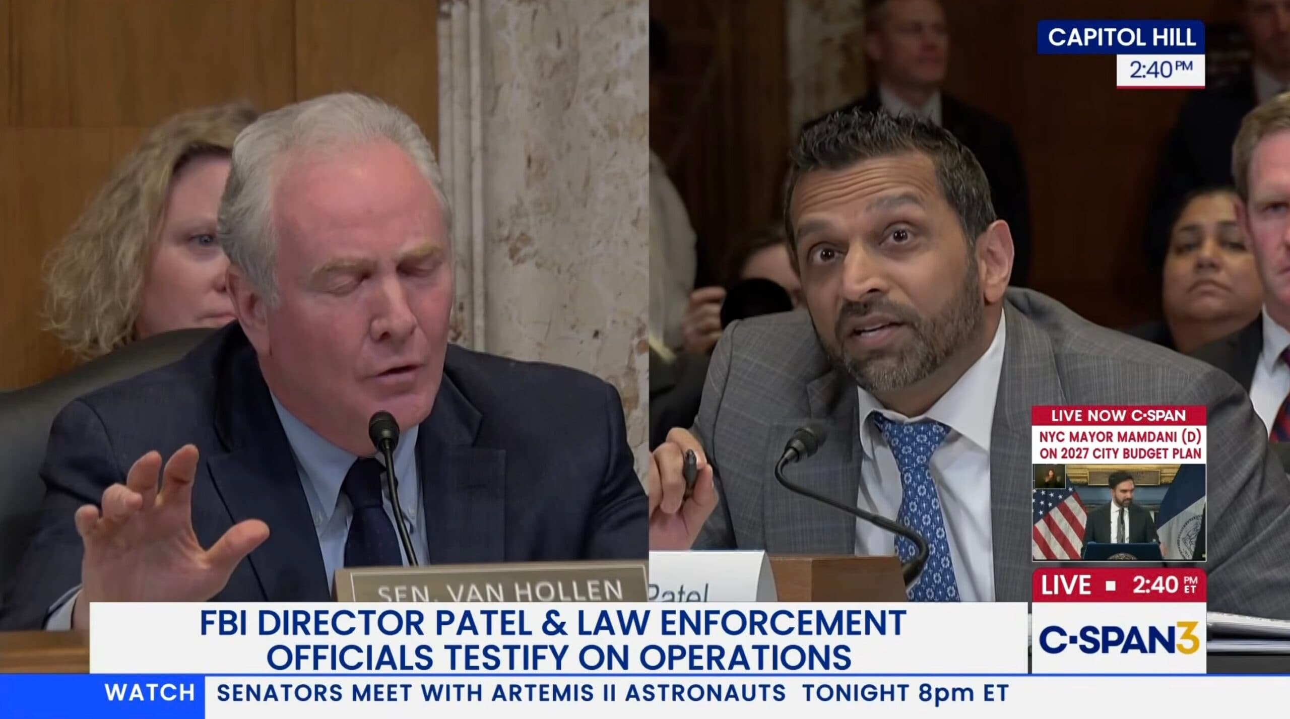 Le directeur du FBI Kash Patel nie les allégations d'alcoolisme lors d'une audition tendue au Sénat