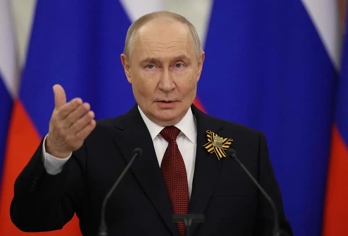 Putin cree que la guerra en Ucrania está cerca de su fin y critica el apoyo occidental