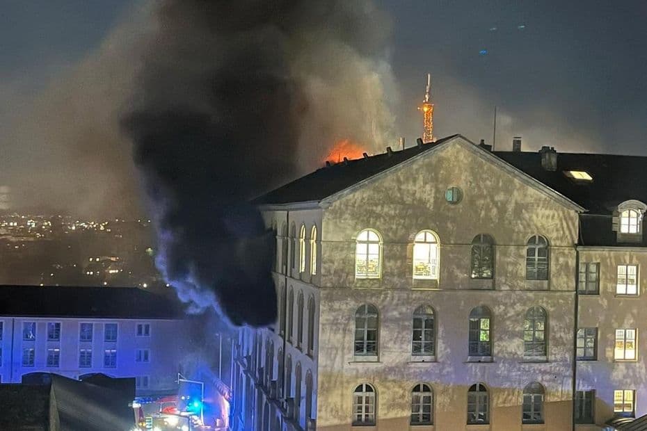 Important incendie au Lycée des Chartreux à Lyon : 150 élèves évacués