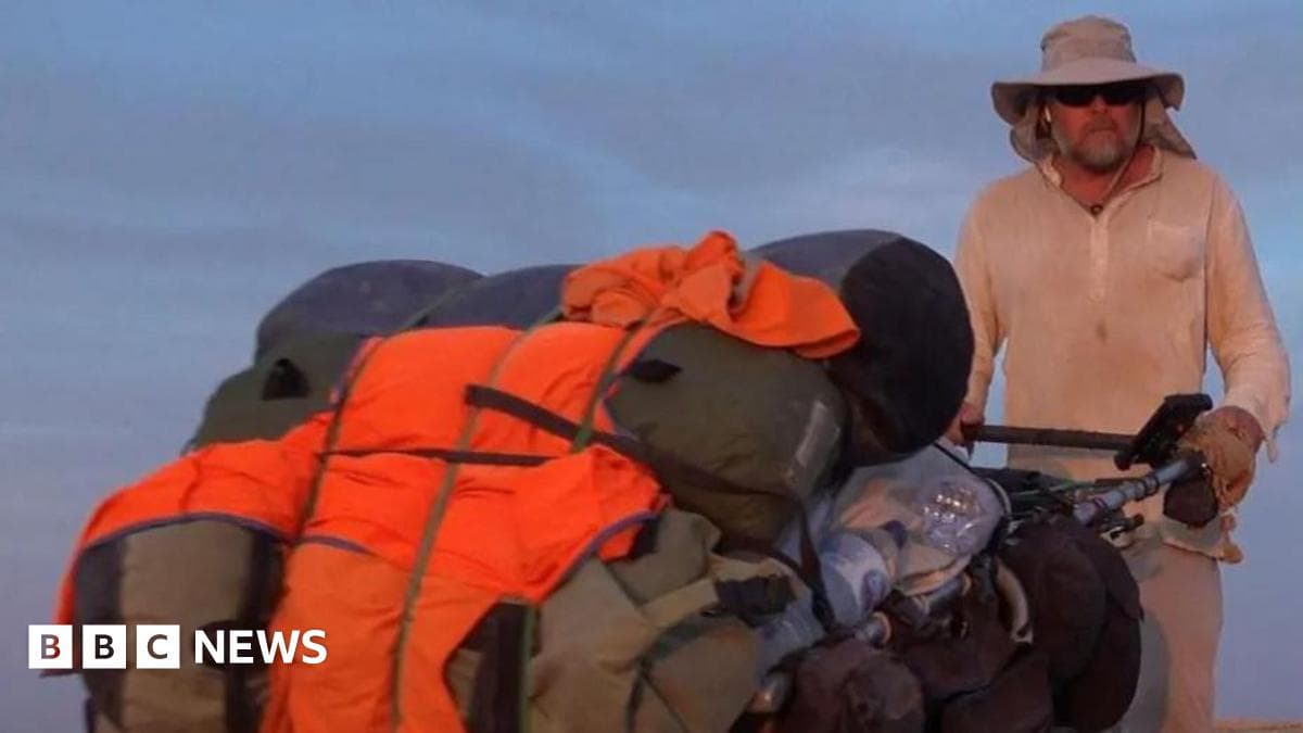 Adventurer Nears End of 36,000-Mile Walk After Decades