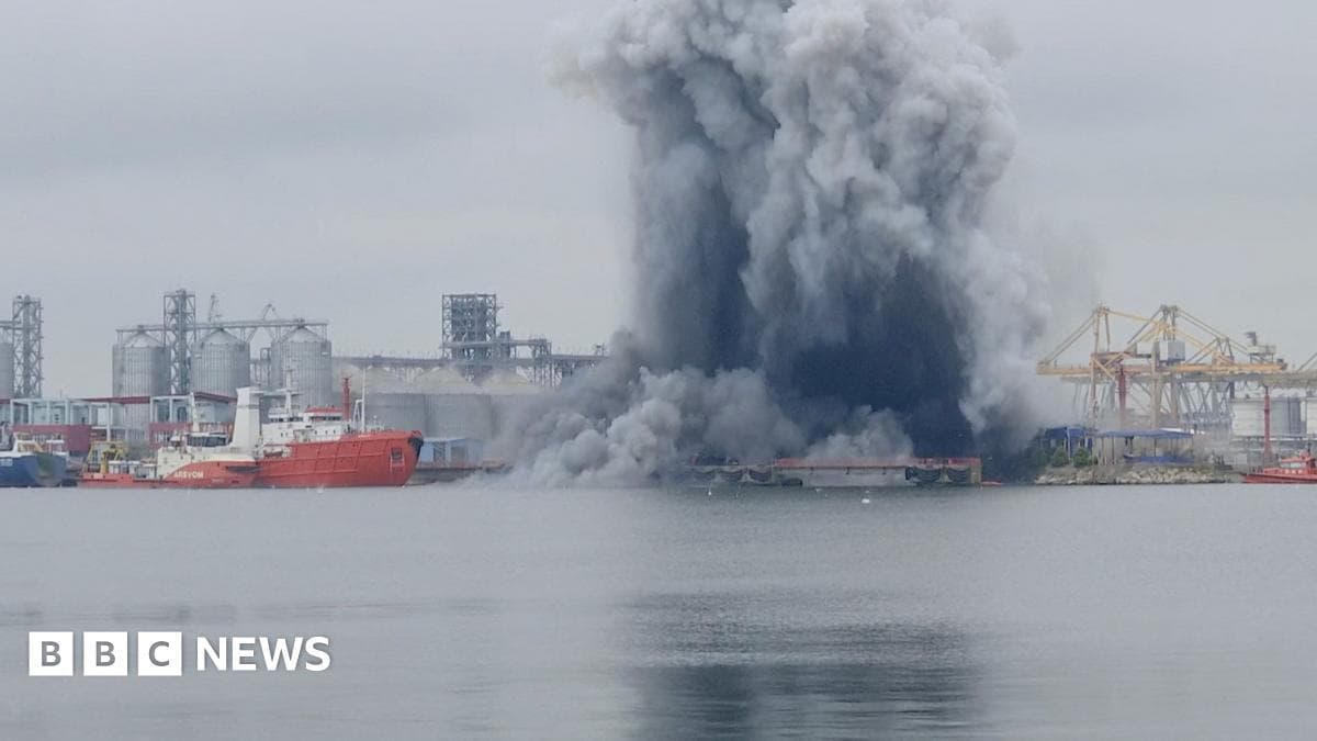 Un drone explose dans un port roumain ; l’Ukraine accuse la Russie de brouillage