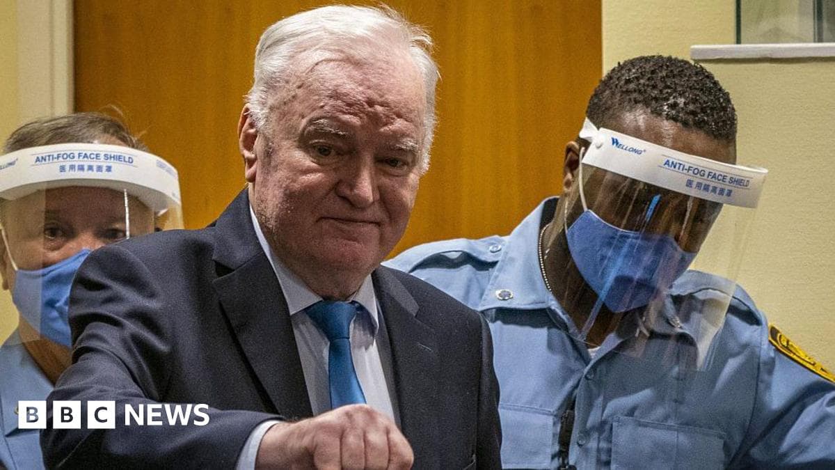 Ratko Mladić's Defense Seeks Release to Hospice on Humanitarian Grounds