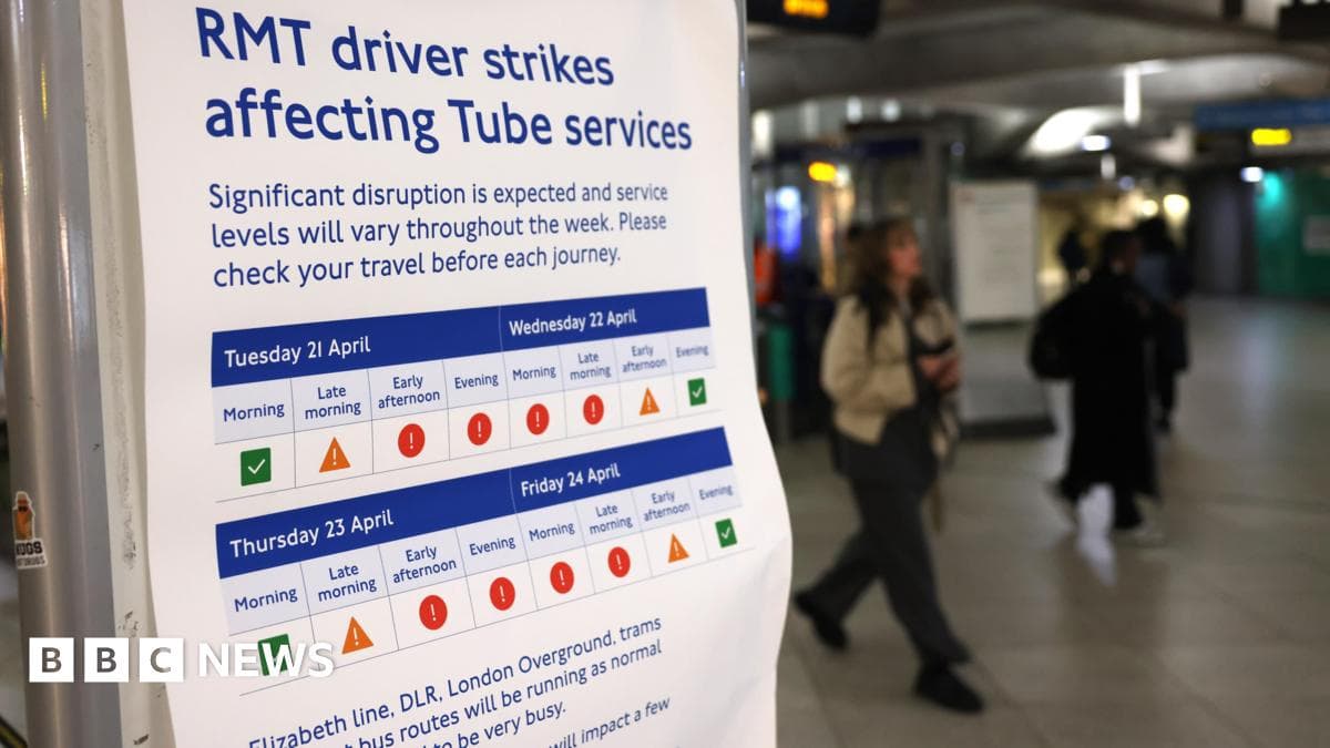 Grève à Londres : le métro fortement perturbé par un mouvement social