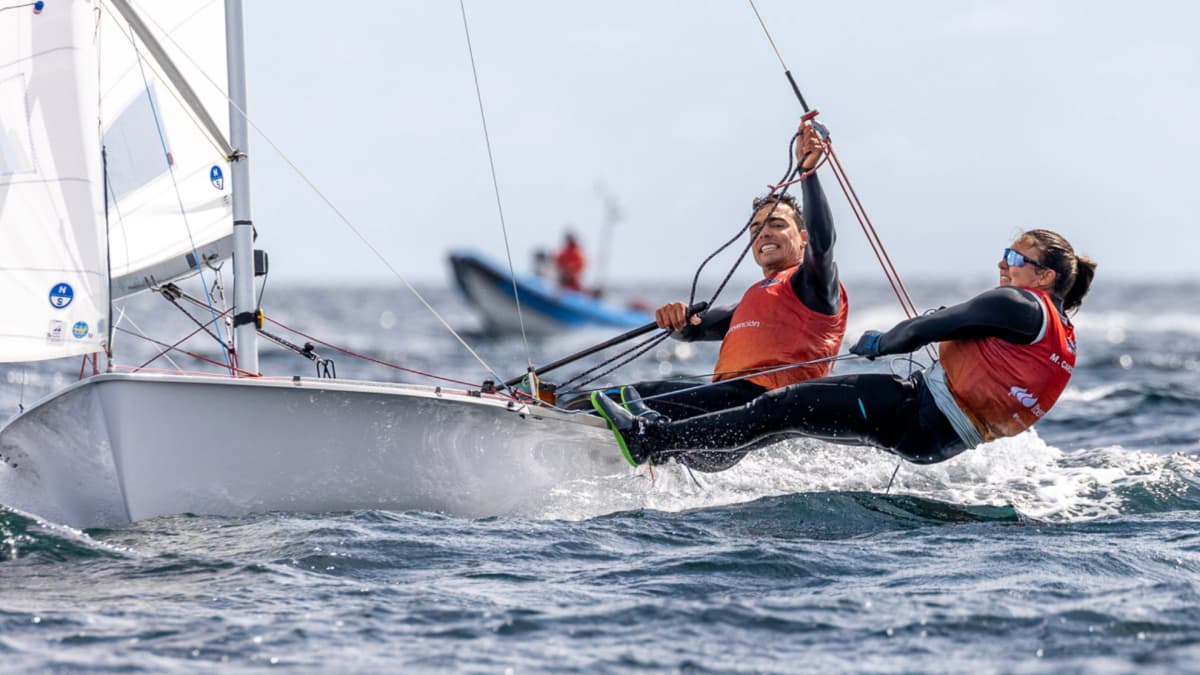 Xammar y Cardona, quintos en el Europeo de vela 470 mixto tras el primer día