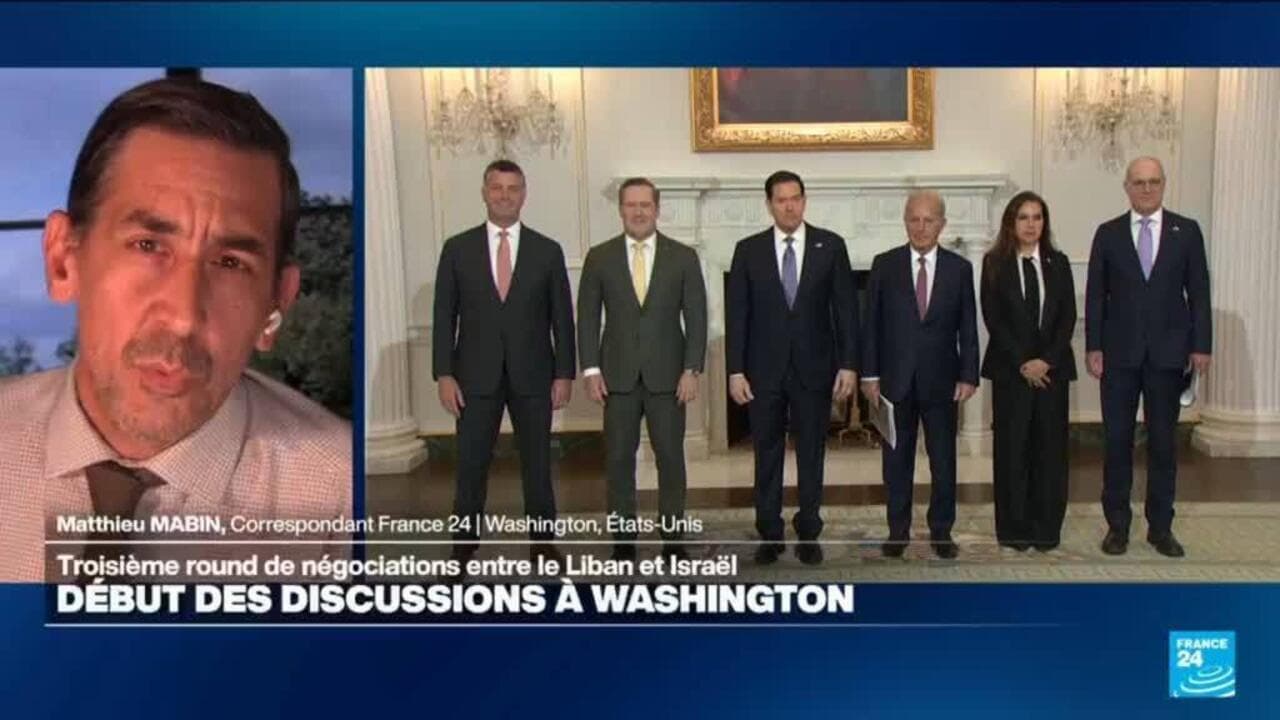 Guerre au Moyen-Orient : Israël et le Liban négocient à Washington tandis que Trump demande à la Chine de faire pression sur l'Iran