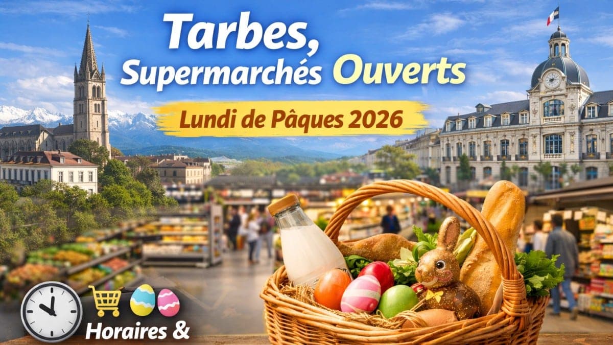 Tarbes ouvre ses supermarchés le lundi de Pâques : ce que vous devez savoir
