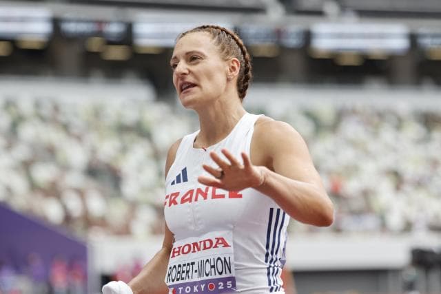 Mélina Robert-Michon, record du monde d'athlétisme à 46 ans !